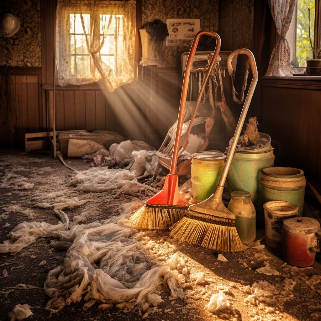 Фото Сонник грязный старый дом уборка у бабушки